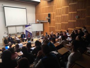Diskusia na Ekonomickej univerzite v Bratislave